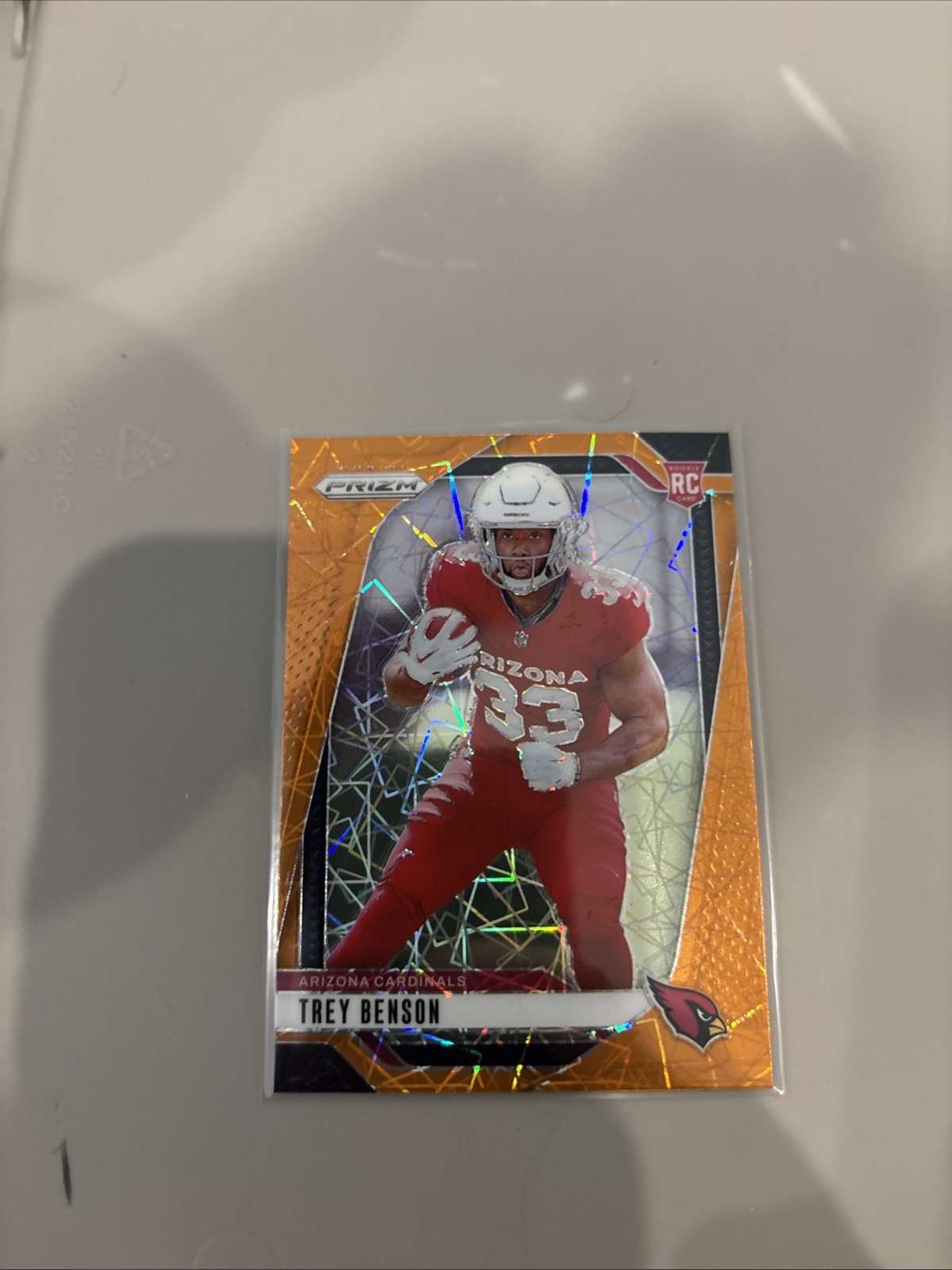 2024 Panini Prizm Rookies Trey Benson #392 Orange Ice Prizm (RC)