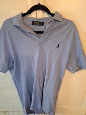 Polo Ralph Lauren Classic Fit Short Sleeve Cotton Polo Shirt Men's Small Blue