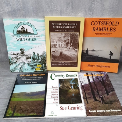 Walking Books x  6 Rambling Outdoor Activities Exercise Circular Walk Routes