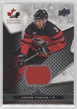 2018 Upper Deck Team Canada Juniors Team Canada Jerseys Conor Timmins #3 0q4m