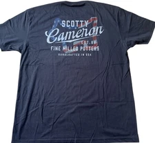 NWT Scotty Cameron Gallery USA Crafted Scotty Dog  Circle T Tee Shirt XL Black