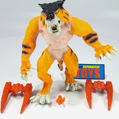 Vtg Primal Rage SLASHFANG figure 100% COMPLETE original sabertooth