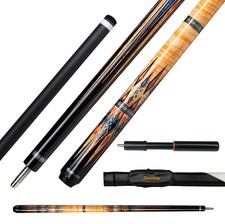 Carbon Fiber Pool Cue,11.8mm/12.5mm Low Deflection Cue Stick,Professional Poo...