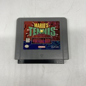 Nintendo Virtual Boy Console Works With Some Flickering Read With Mario Tennis