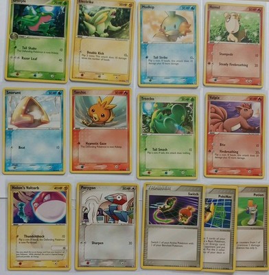 Pokémon Karten Konvolut Ex Serie Smaragd Gemischte Sets Vintage Sammlung Restposten