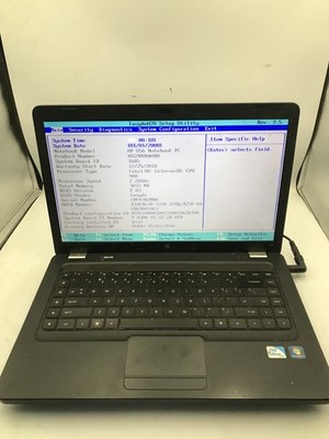 HP G56 129WM NOTEBOOK -BOOTS TO BIOS- INTEL CELERON 900 - 3GB RAM -READ DESC- BB