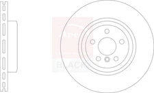 2x Brake Discs Pair Vented Rear 345mm DSK3319B Apec Set 34206880079 34207915314