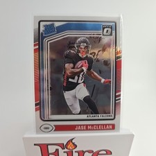 2024 Donruss Optic Rated Rookie Jase McClellan RC #243 Atlanta Falcons 