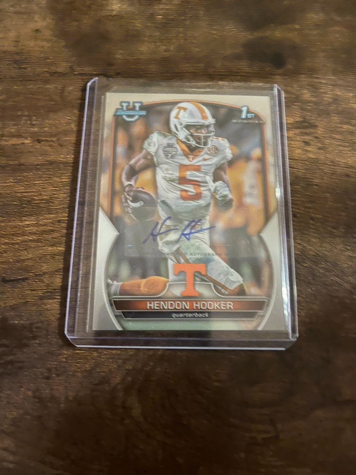 2022 Bowman U Chrome Chrome Prospect Auto Hendon Hooker #21 Auto