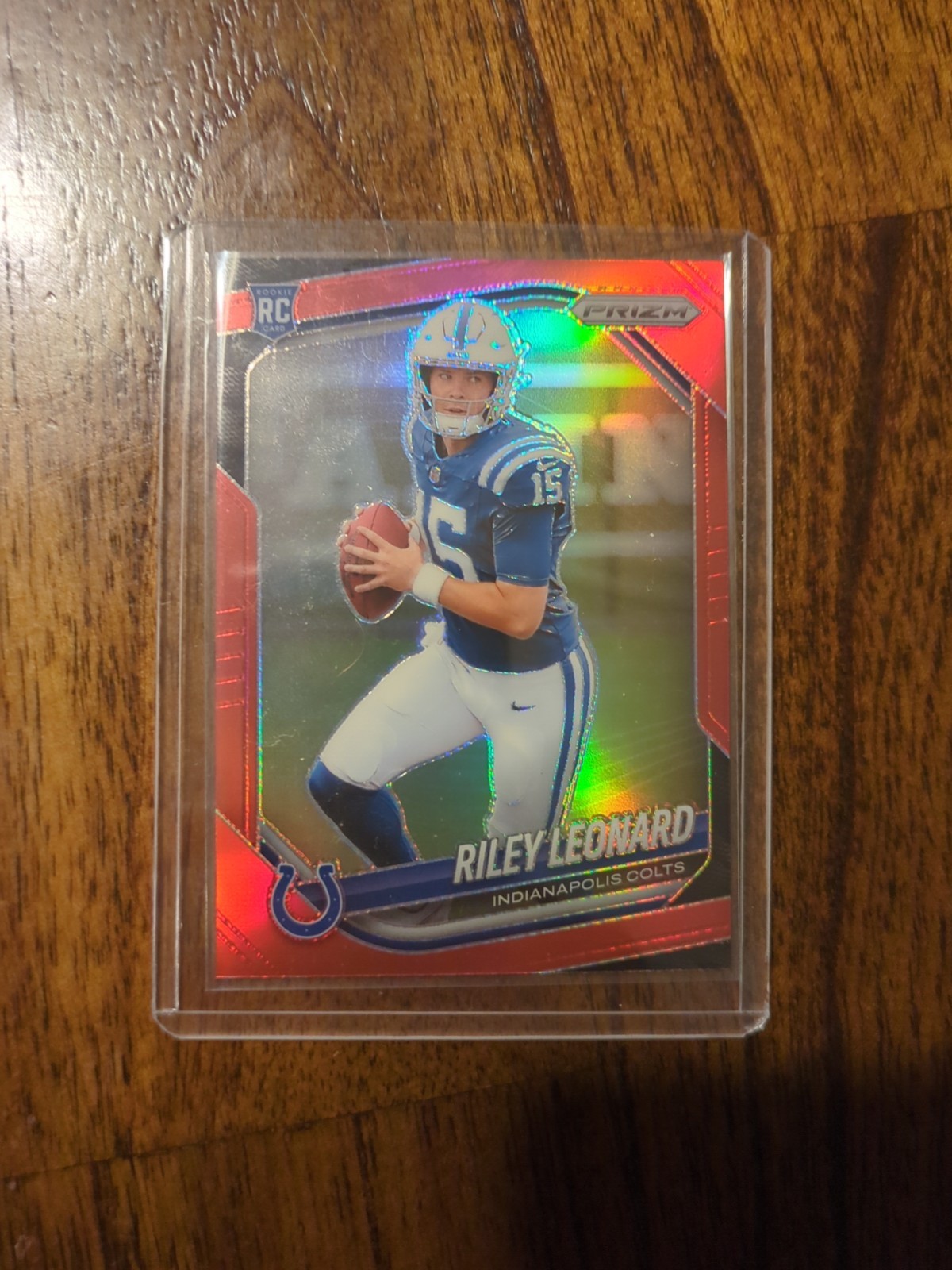 2025 Panini Prizm Riley Leonard #342 RED SSP CASE HIT INDY Colts RC RARE