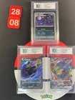 3pcs Pokemon Chinese Card Umbreon CBB2C-06 04/15 13/15 14/15 Grade10