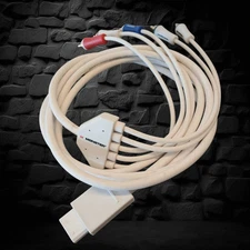 Monster Nintendo Wii Game Link, 6ft. Component Video Stereo Audio AV Cable, Gray