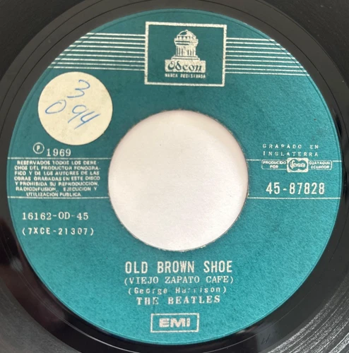 THE BEATLES - Old Brown Shoe - ECUADOR PRESS 45
