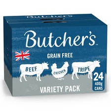 Butchers Recipe Chunks in Jelly 24 pack x 400g 2.94 per kilo