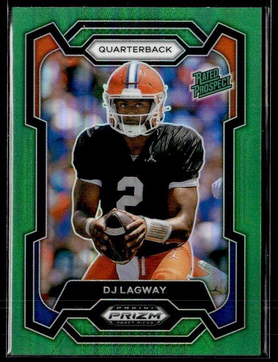 L72,871 - 2024 Panini Prizm Draft Picks Prizms Green #182 DJ Lagway