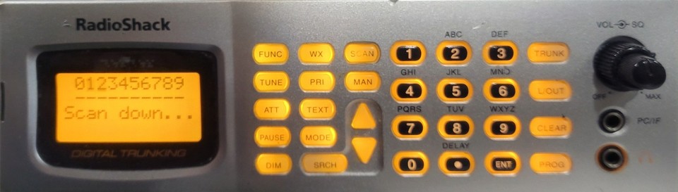 Adattatore AC/DC per RadioShack PRO-2096 PRO-197 ricevitore scansione