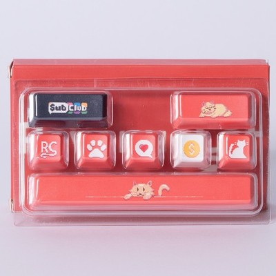 RevenueCat Cat Novelty Keycaps Set Keyboard Replacement Keys