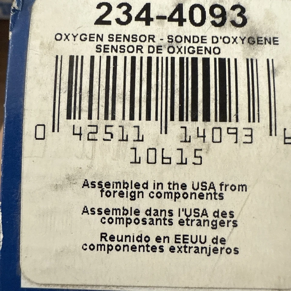 Sensor de oxígeno 234-4093 Denso para Acura Legend NSX RL TL 1991-2005 NUEVO Foto 2 de 4
