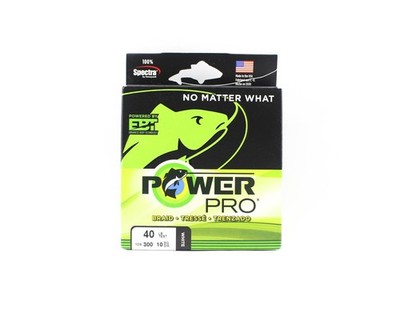 Power Pro Braided Spectra Line 40lb by 300yds White (6721)