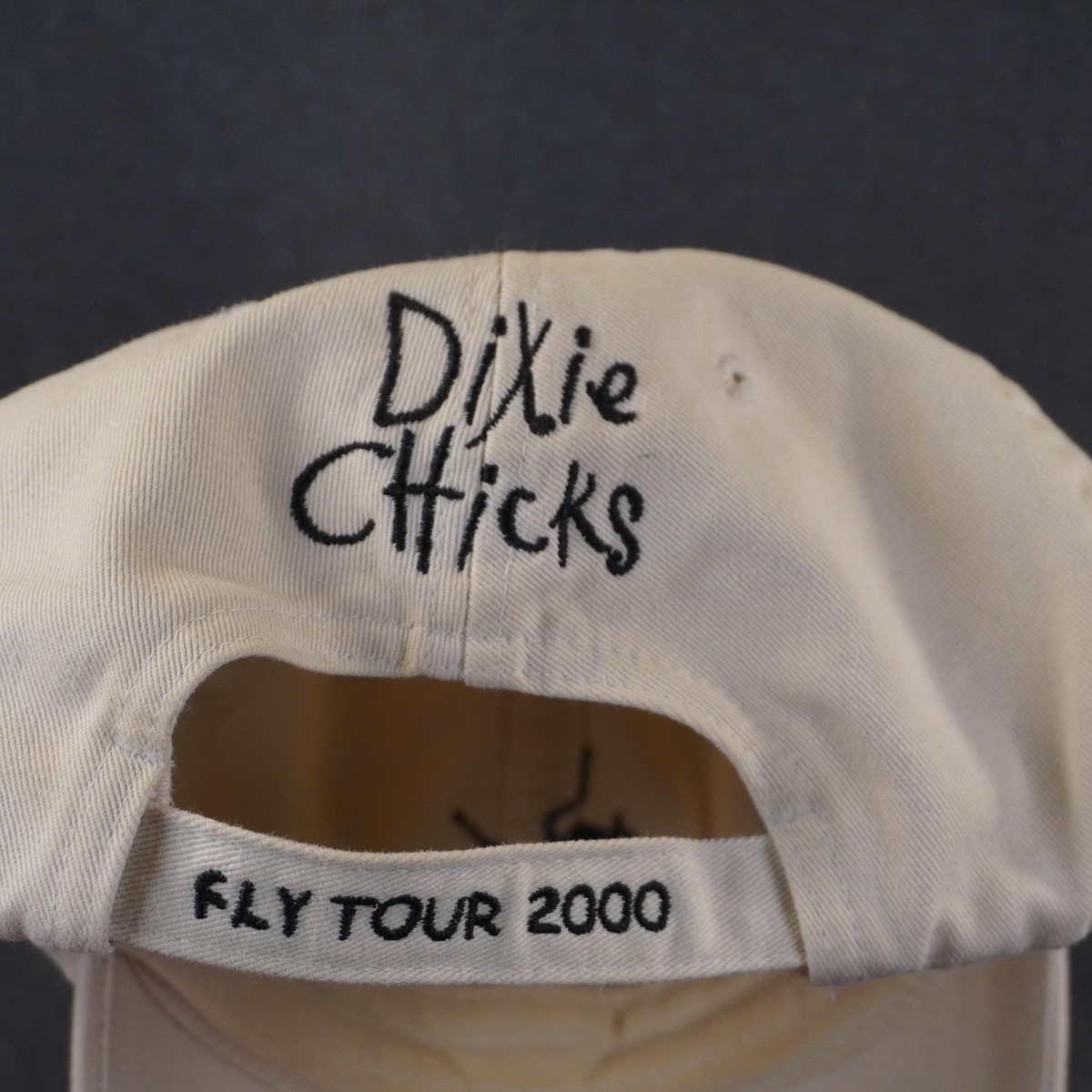 Vintage Dixie Chicks Hat Mens Adjustable Fly Tour 2000 Beige  display picture 2