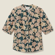 Trovata Birds of Paradis Dakota Blouse Jasper...