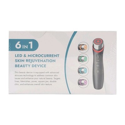 6-in-1 LED & Microcurrent Skin Rejuvenation Beauty Device | New & Sealed