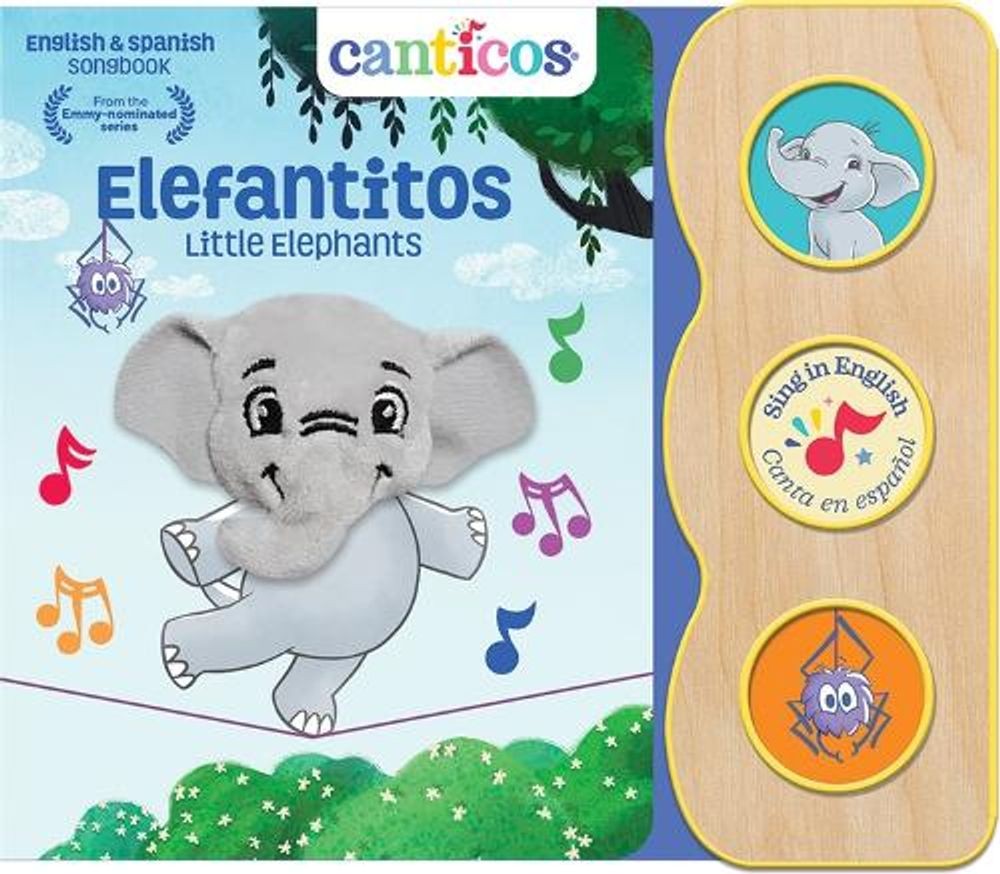 Canticos Elefantitos / Little Elephants (Bilingual) by Cottage Door Press (Engli