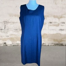 Sarah B Studio Women's Navy Blue Dress - Size 14