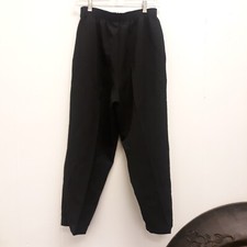 SEASON TICKET Pull On Pants black Elastic Waist Size 14 Petite Women's