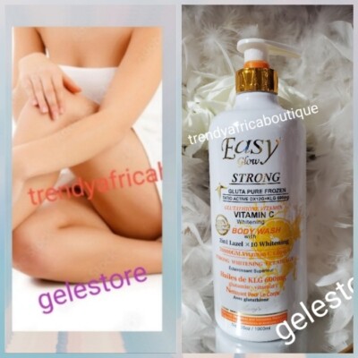 Easy Glow Strong Glutathion, Vit. C WHITENING body Wash 10x Whitening 1000ml  