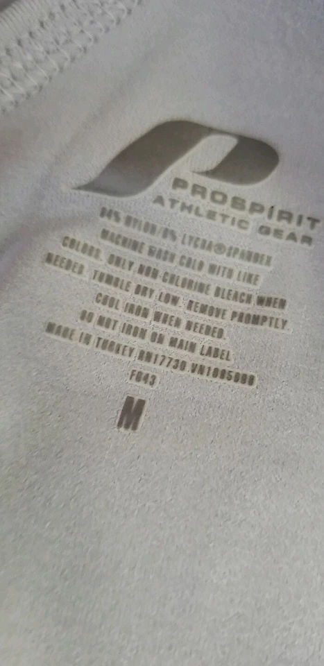 PROSPIRIT MUJER Gris ATHLETIC CAMISETA SIN MANGAS Sujetador sin copas TALLA Med nuevo sin etiquetas Foto 2 de 3
