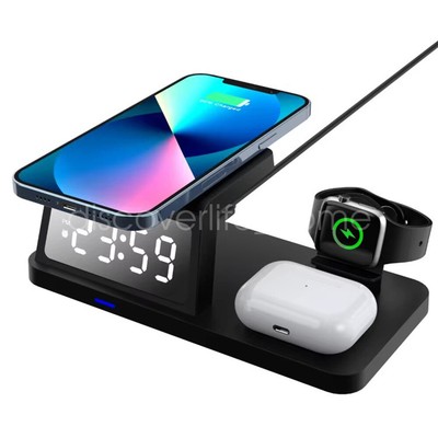 Security Camera Wireless Mobile Phone Charger WIFI Docking Station HD Nanny Cam