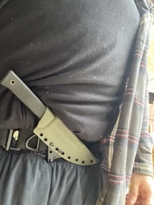 Crossdraw Sheath With Tek lok Only For Cold Steel SRK