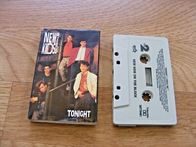 NEW KIDS ON THE BLOCK TONIGHT Cassette Tape Single RARE CBS Columbia 38T 73461