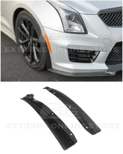 For 16-19 Cadillac ATS-V Track Lip | CARBON FIBER Front Splitter Side Wheel Arch