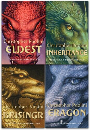 Christopher Paolini Collection The Inheritance Cycle Series 4 Books Set Eldest - Foto 1 di 2