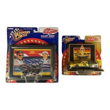 Lot Of 2 NASCAR Winners Circle Sam Bass Collection 2001 Dale Earnhardt Dale Jr.