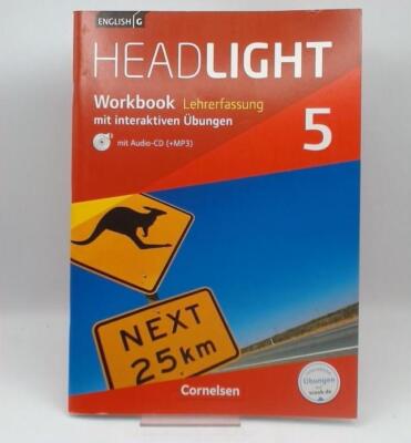 English G Headlight 5 Workbook Arbeitsheft Lehrerfassung mit Lösungen + CD
