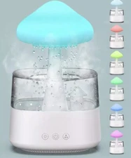 Desktop Rain Cloud Humidifier Relaxing Aromatic Lamp Rain Sound USB Diffuser New