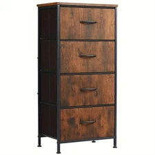 Dresser For Bedroom With 4 Drawers, Chest Storage Tower, For Nursery Living Room