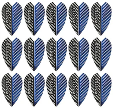 5 New Sets Harrows Vortex Dart Flights - Ships w/ Tracking - Blue Silver