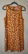 Kate Spade Dress M Panthera Ponte Animal Print Old Money Neutral Career Classic