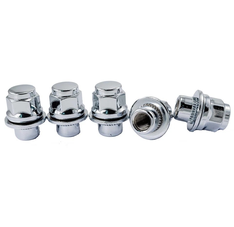 (24) Lavadora de assento magnética cromada 12x1,5 porcas de roda para Lexus Scion Toyota Camry - Imagem 2 de 3