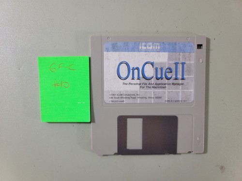 ICOM Simulations - OnCue II for Macintosh - Install Disk - Picture 2 of 3