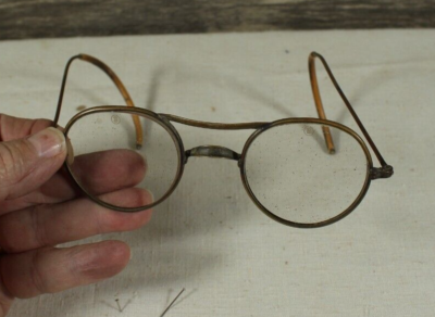 VTG American Optical AO Co 72 untinted Safety Glasses Steampunk