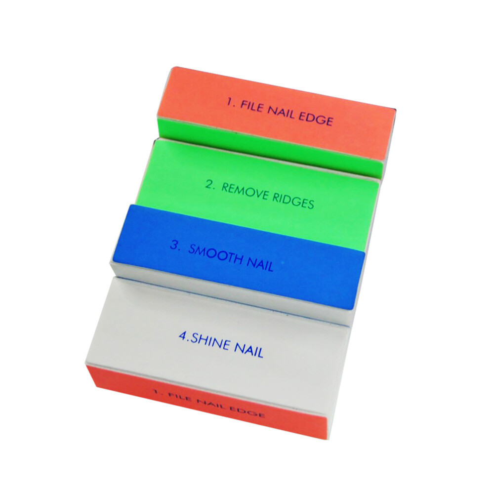 12-Piece Nail File Set with Buffing Blocks for Smooth Shine-image