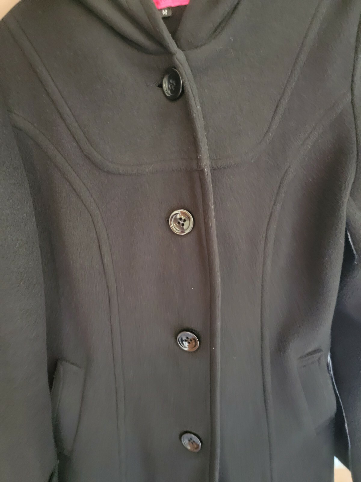 Born Famous Basic Solid Black Button Up with Pock… - image 6