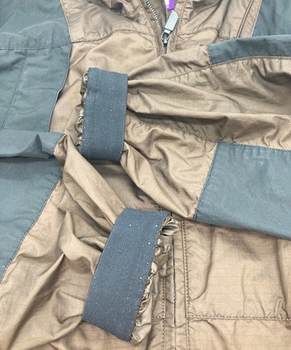THE NORTH FACE PURPLE LABEL Ladies Mountain Wind Parka size S brown x black USED - Picture 7 of 10
