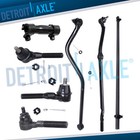 7pc Front Adjustment Sleeve Track Bar Tie Rods for 1991-2000 2001 Jeep Cherokee