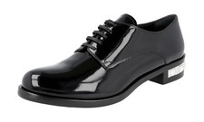 MIU MIU by PRADA CRYSTAL Patent Dress Shoes 5E522A Black NEW -  US 10 EU 40 UK 7